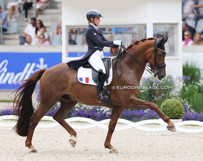 Morgan Barbançon and Habana Libre A at the 2023 CDIO Aachen :: Photo © Astrid Appels