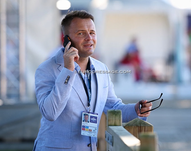 Lukasz Walter at the 2023 European Dressage Championships in Riesenbeck :: Photo © Astrid Appels