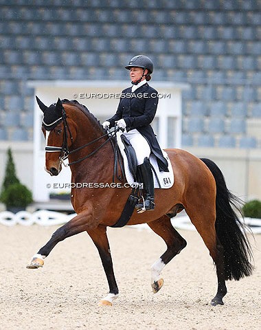 Hindle and Zippo MI at the 2024 Aachen Festival 4 Dressage :: Photo © Astrid Appels