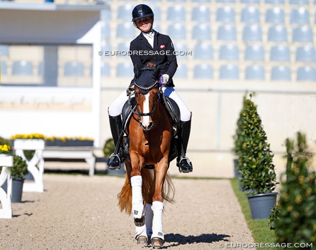 Isabella Struntze Torp and Lykkehøjs Dream of Dornik at the 2025 CDI Aachen Festival 4 Dressage :: Photo © Astrid Appels