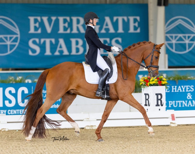 Sarah Mason-Beaty and Liang at the 2025 CDI Del Mar :: Photo © Terri Miller