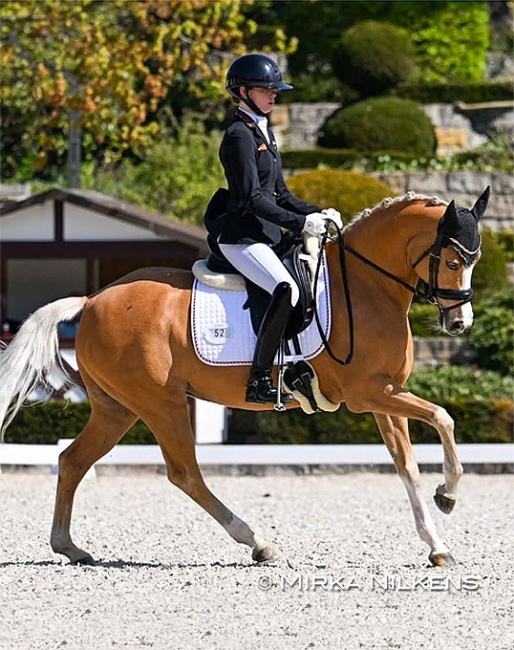 Victoria Winkmann on Peach at the Preis der Besten qualifier in Kronberg :: Photo © Mirka Nilkens