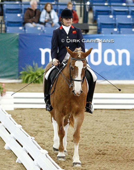 Anne Dunham and Teddy Edwards at the 2010 World Equestrian Games in Kentucky :: Photo © Hippofoto