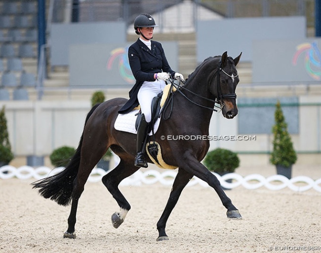 Jorinde Verwimp and Vicomte de Reyves at the 2024 CDI Aachen Festival 4 Dressage :: Photo © Astrid Appels
