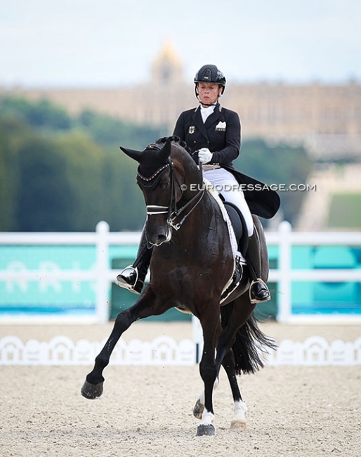 Isabell Werth and Wendy at the 2024 Olympic Games in Paris :: Photo © Astrid Appels
