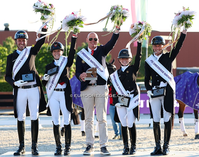 Belgium wins the FEI Nations Cup leg at the 2025 CDIO Lier :: Photos © Astrid Appels