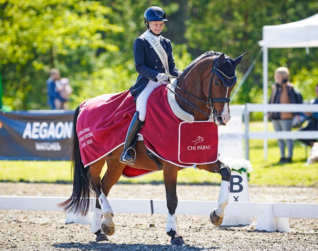 Anu Sironen and Fioretto at the 2025 CDI-W Parnu :: Photo © Kylli Tedre