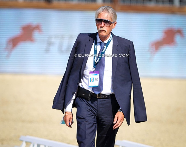 Thomas Lang at the 2021 European Dressage Championships in Hagen :: Photo © Astrid Appels