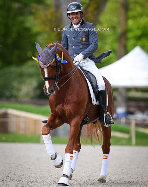Claudio Castilla and Lario at the 2023 CDIO Compiegne :: Photo © Astrid Appels
