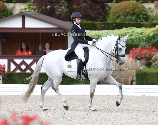 Mariana André on Iceberg De Tineo at the 2023 European Junior Riders Championships :: Photo © Astrid Appels