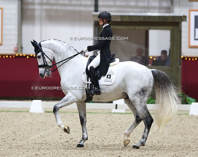Fry and Especial at their last CDI as a pair: the CDI Kronenberg Indoor in December 2024 :: Photo © Astrid Appels