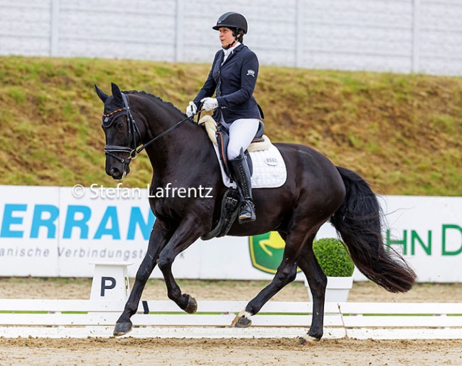 Elke Klein and D'Noir at the 2024 CPEDI Mannheim :: Photo © Stefan Lafrentz
