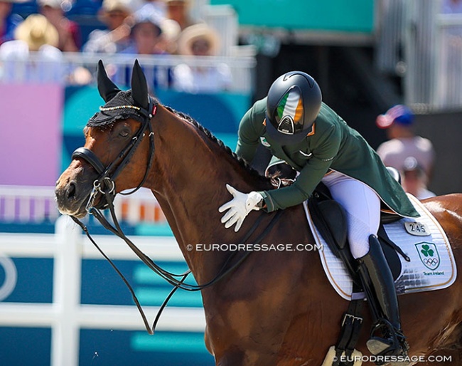 Abigail Lyle represented Ireland as individual at the 2024 Olympic Games :: Photo © Astrid Appels