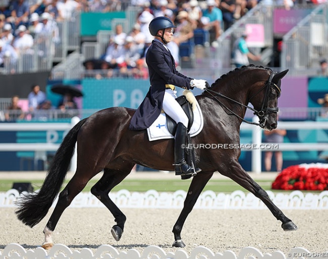 Henri Ruoste and Tiffanys Diamond at the 2024 Olympic Games in Paris :: Photo © Astrid Appels