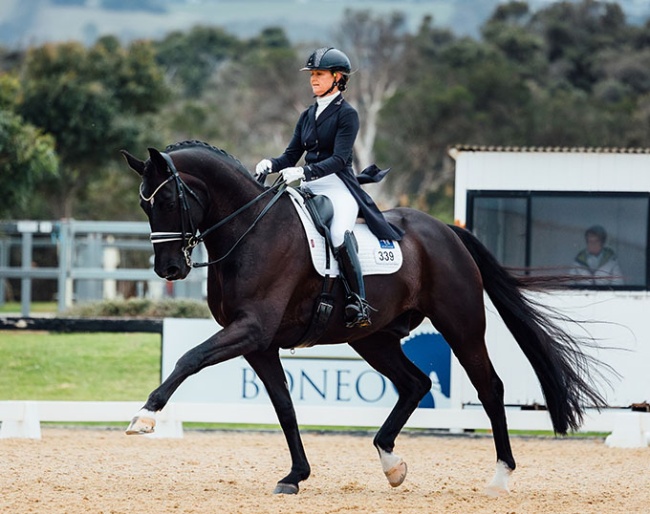 Emma Flavelle-Watts and Scarlatti Mio VSR at the 2025 CDI Boneo :: Photo © Equisoul Photography