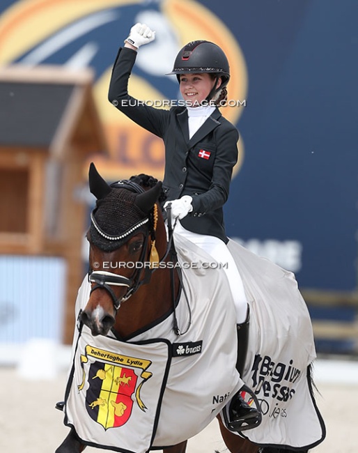 Steffanie Horsted Dyrlund on Cosmo Callidus at the 2025 CDIO Lier :: Photo © Astrid Appels
