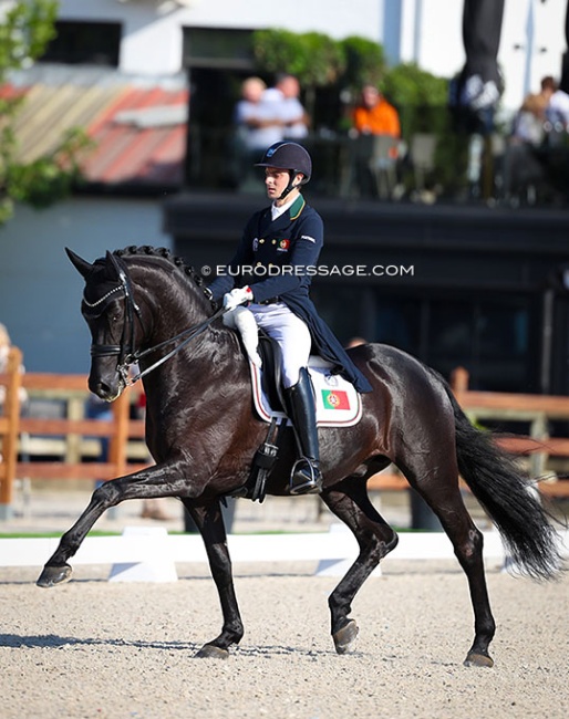 Joao Moreira on Drosa Furst Kennedy at the 2025 CDIO Lier :: Photo © Astrid Appels