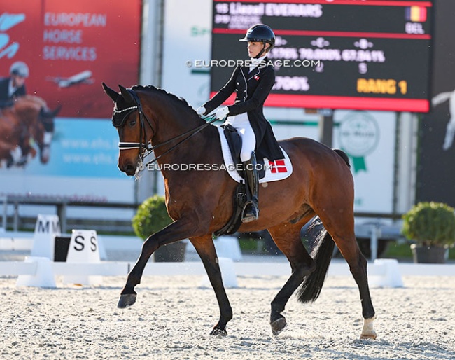 Michella Skovsager and Blue Hors Elliot at the 2025 CDIO Lier :: Photo © Astrid Appels