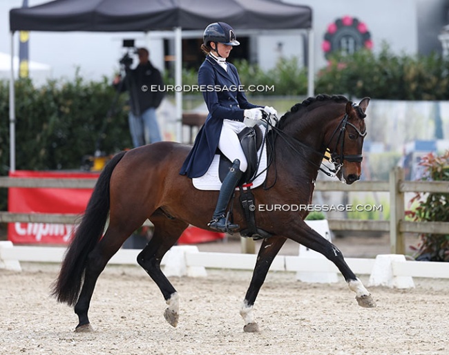 Zoë Niessen and Paco Rabanne at the 2025 CDI Sint-Truiden :: Photo © Astrid Appels