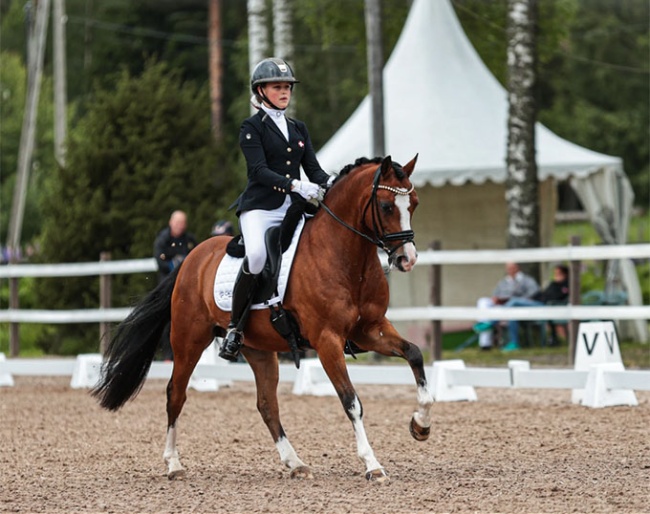 Denmark's Agnes Ørnskov Beier and Timms My Fritz dominate the pony division at the 2025 Nordic Baltic Championships :: Photo ©