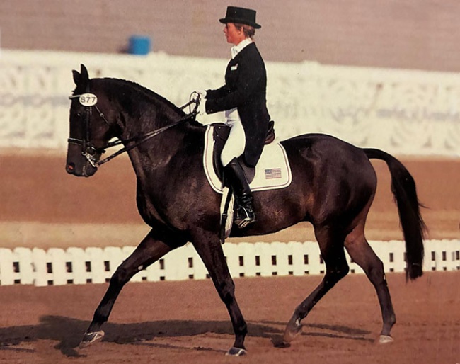 Belinda Baudin (Nairn-Wertman) and Christopher at the 1988 Olympics in Seoul :: Photo © Th. Zimmermann/St. Georg