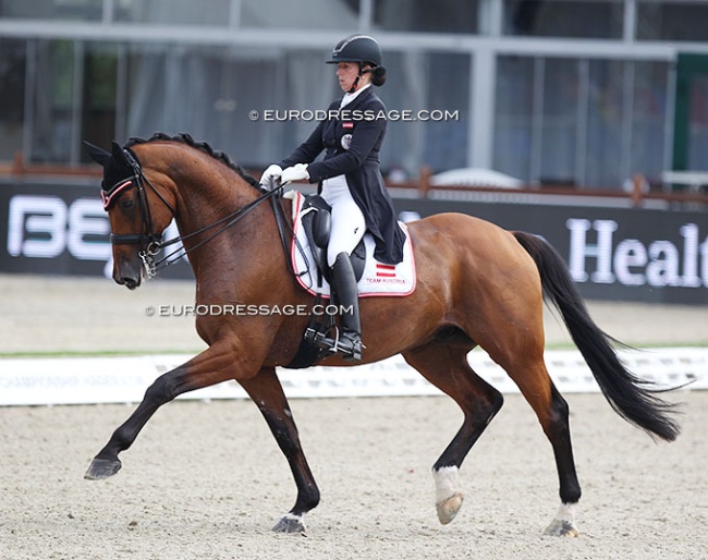 Astrid Neumayer and Zap Zap at the 2021 European Championships in Hagen :: Photo © Astrid Appels
