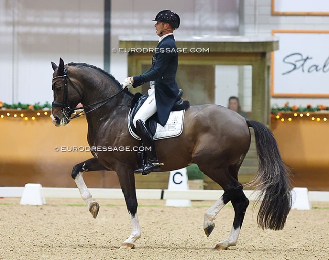 Hans Peter Minderhoud and Invictus at the 2023 CDI Kronenberg Indoor :: Photo © Astrid Appels