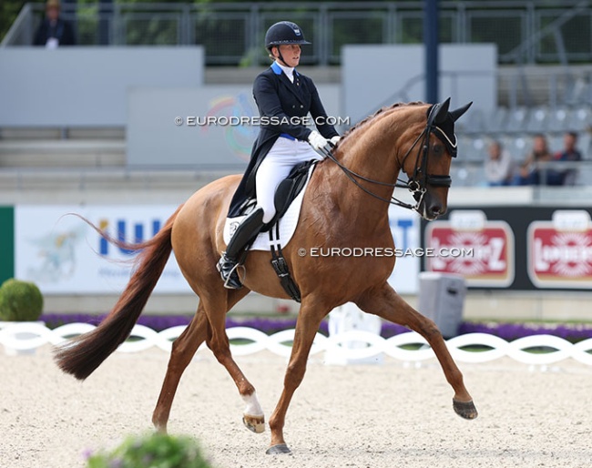 Nanna Skodborg Merrald and Blue Hors Znickers at the 2024 CDIO Aachen :: Photo © Astrid Appels