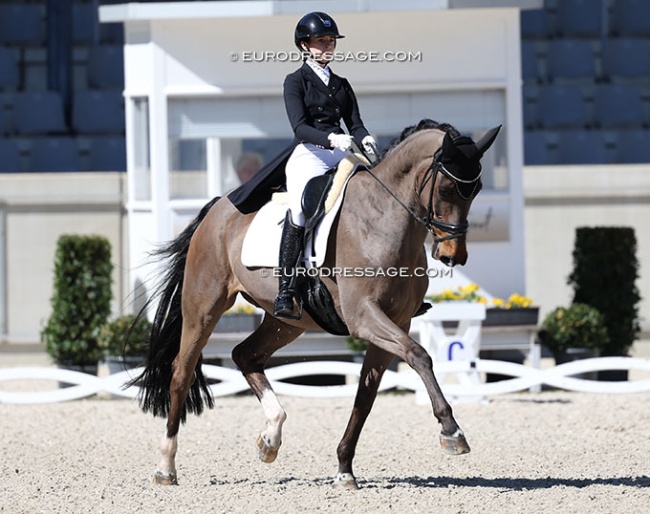 Ukraine's Tetiana Sokolova on Energy at the 2025 CDI Aachen Festival 4 Dressage :: Photo © Astrid Appels
