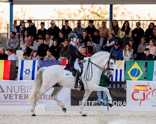 Jenni Matilda Schmechel and Zagal Azores at the 2025 CDI Camarma de Esteruelas (Las Cadenas) :: Photo © Lily Forado