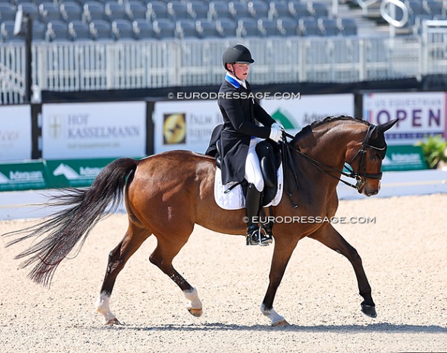 Quentin Sloan and Finn at the 2025 Palm Beach Derby in Wellington :: Photo © Astrid Appels