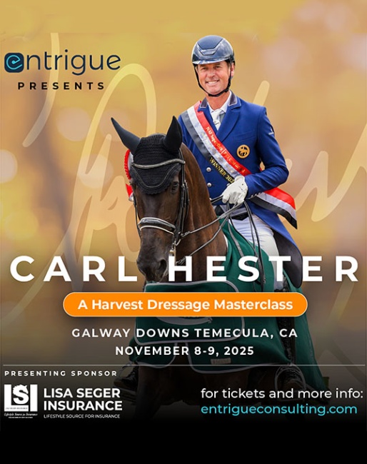 Carl Hester Masterclass at Galway Downs in Temecula on 8 - 9 November 2025