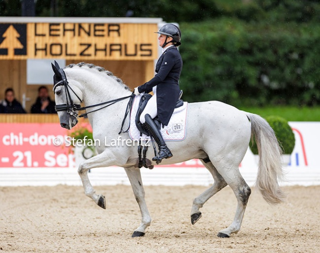 Fie Skarsoe and Imperador dos Cedros at the 2024 CDI Donaueschingen :: Photo © Stefan Lafrentz