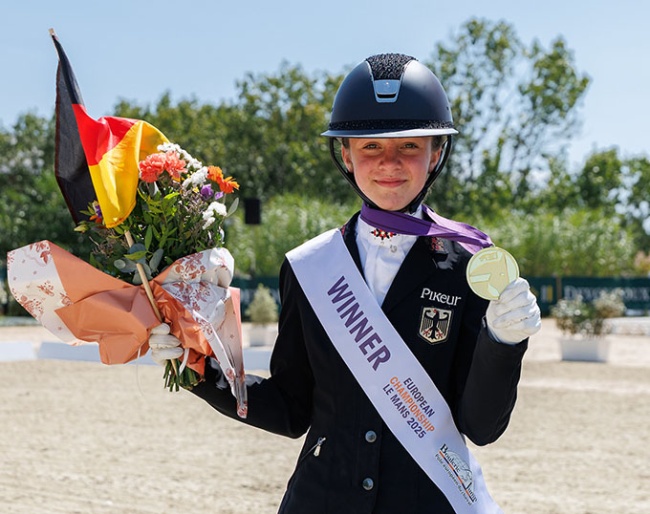 Laura Kohoutek is the 2025 European Children Champion :: Photo © Libby Law