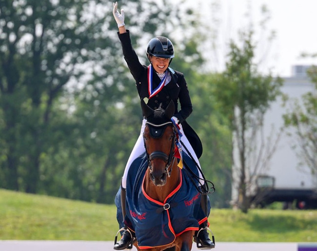 Alicia Berger and Aqua Marin dominate the U25 division at the 2025 North American Youth Championships :: Photo © USEF Equestrian