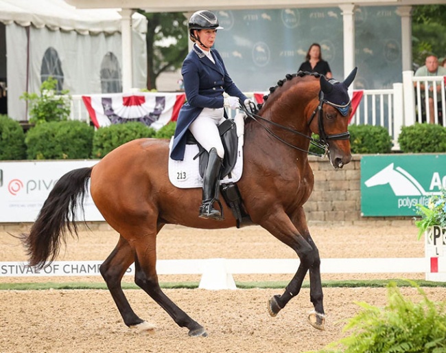 Sabine Schut-Kery and Jojoba de Massa at the 2025 U.S. Dressage Championships :: Photo © US Equestrian
