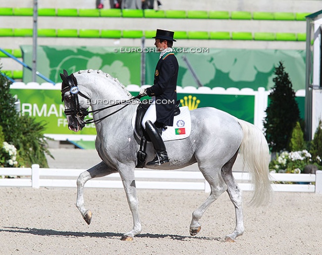 Carlos Pinto and Soberano at the 2014 World Equestrian Games in Caen :: Photo © Astrid Appels
