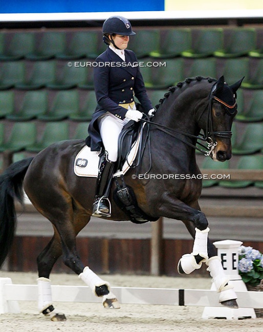 Sophie Reef and Charming Lady at the 2020 CDI Lier :: Photo © Astrid Appels