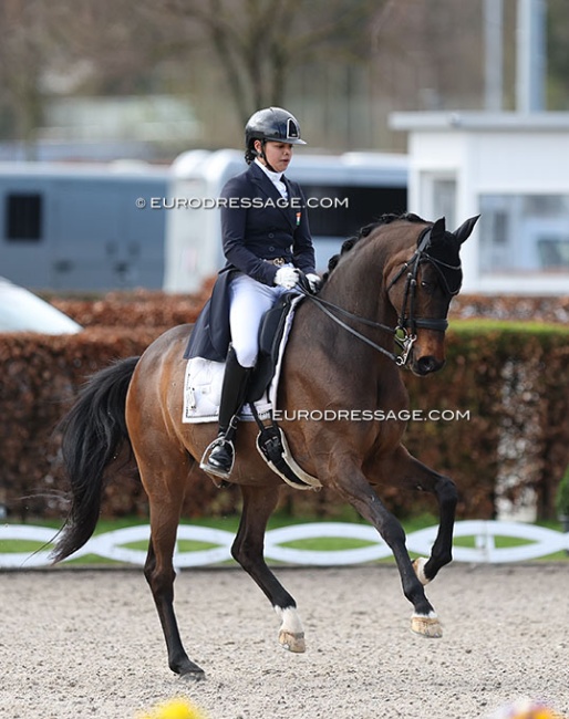 Sudipti Hajela and Chinski at the 2023 CDI Aachen Festival 4 Dressage :: Photo © Astrid Appels