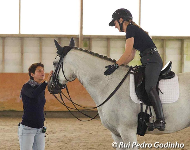 Monica Theodorescu with Magali Hoetzel on Minuto DR at the clinic in Beloura :: Photos © Rui Pedro Godinho