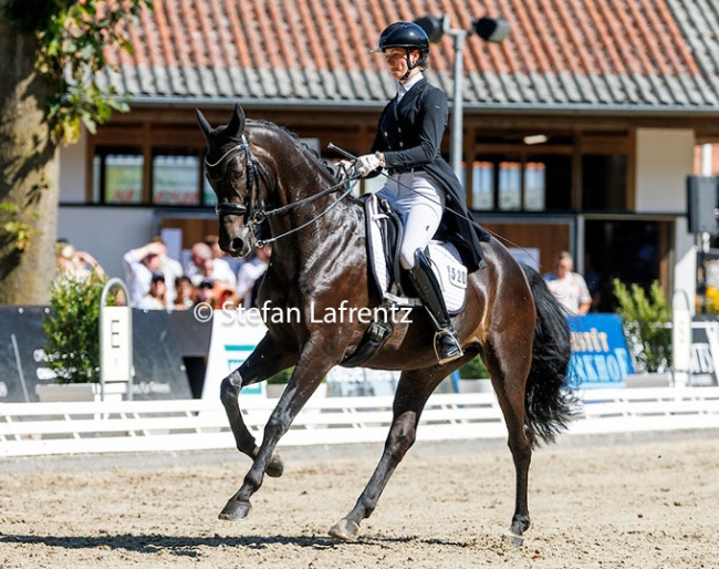Sophie Jamar and Flimmerglimmer at the 2025 Bundeschampionate :: Photo © Stefan Lafrentz