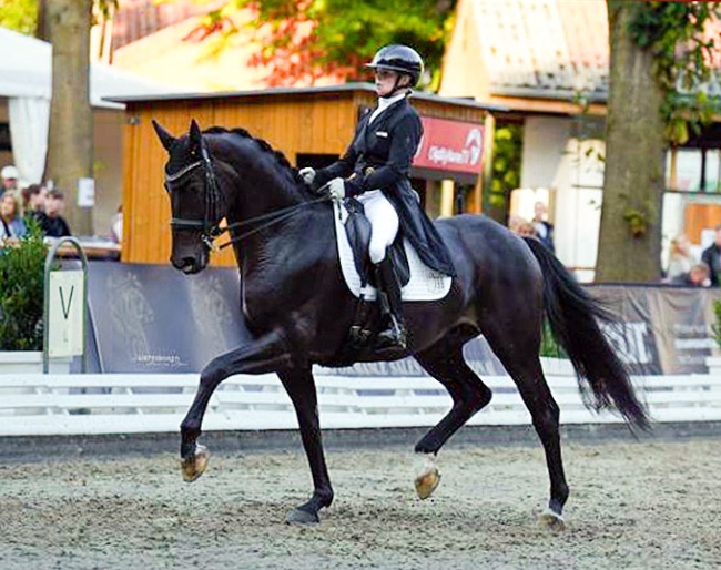 Annika Korte and Morning Star at the Bundeschampionate in Warendorf :: Photo © Lichtdesign