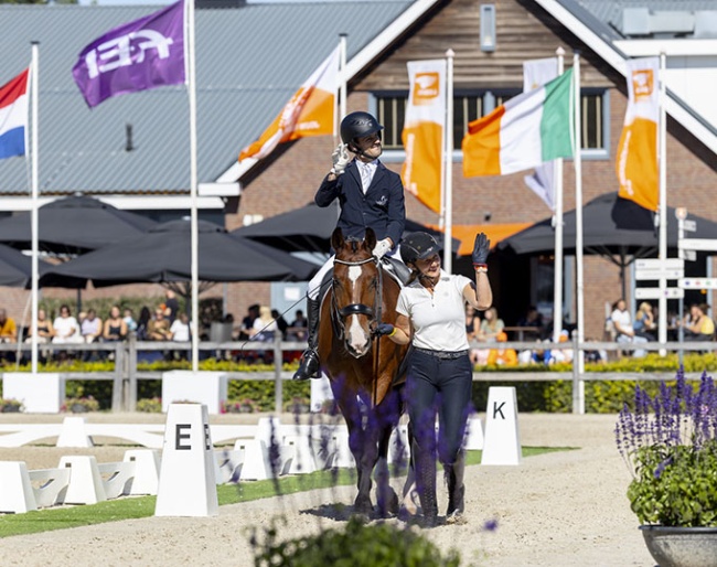 Rihards Snikus and King of the Dance at the 2025 European Para Dressage Championships :: Photos © Digishots