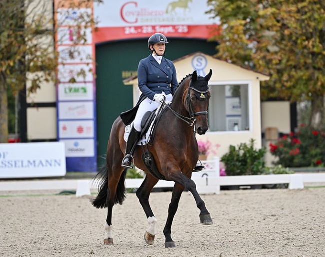 Anabel Balkenhol and High Five at the 2025 CDI Covalliero Dressage Days in Hagen :: Photos © Ruchel