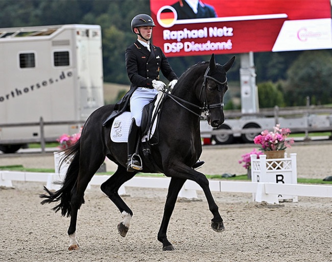 Raphael Netz and Dieudonné at the 2025 CDI Hagen Covalliero Horse Days :: Photo © Ruchel