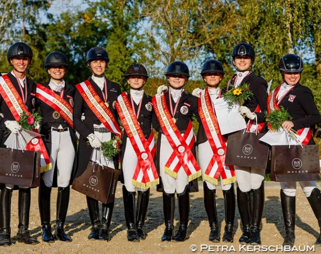 The 2025 Austrian Dressage Champions across the divisions :: Photo © Petra Kerschbaum