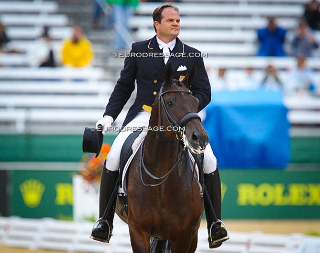 Todd Flettrich and Margaret Duprey's Otto at the 2010 World Equestrian Games in Lexington :: Photo © Astrid Appels