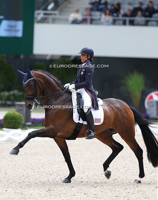 Anna Buffini and Fiontini at the 2024 CDIO Aachen :: Photo © Astrid Appels