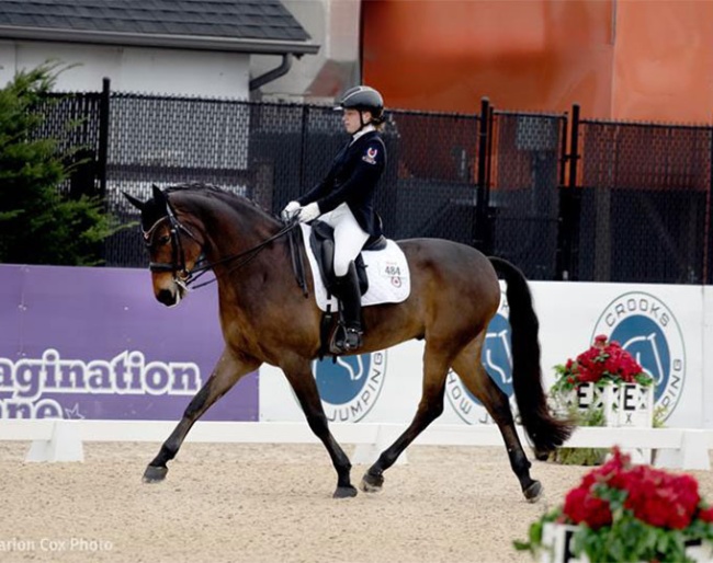 Imogen Hawes and Knights Cavollo Dolce are the 2025 West Canada Junior Champions:: Photo © Marion Cox