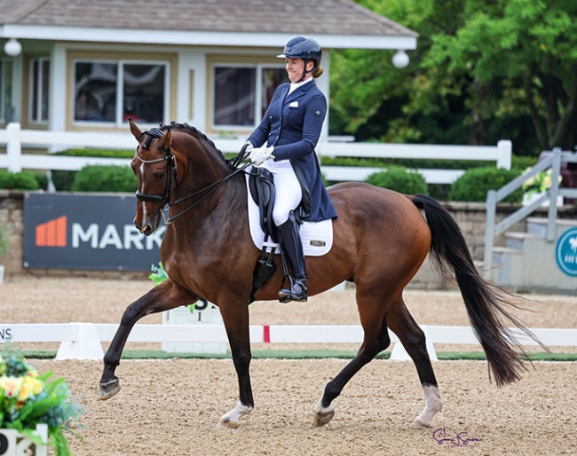 Lauren Sprieser and C Cadeau at the 2025 U.S. Small Tour Championships :: Photo © Sue Stickle
